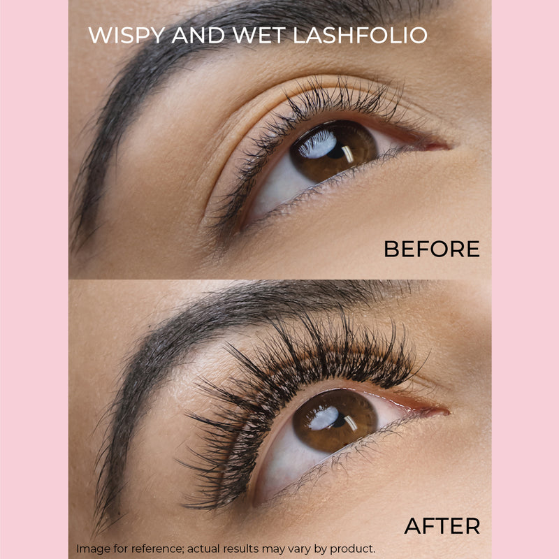 Image of Lashfolio Wispy Spike on model&