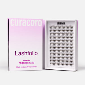 Pestañas postizas LashFolio Promade con doble punta, 7D, 0,05