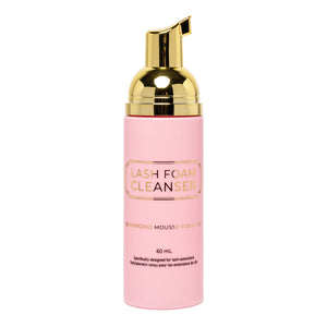 Lash Foam Cleanser displayed against a white background.