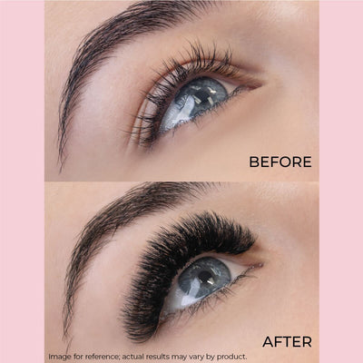 Image of Lashfolio on a model's lashes.