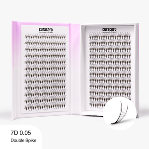 Pestañas postizas LashFolio Promade con doble punta, 7D, 0,05