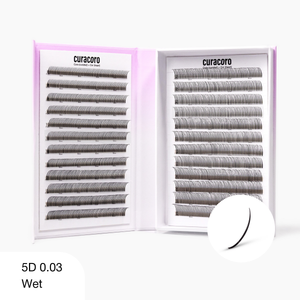 LashFolio Wet Promade 5D 0.03 (Angel Lashes) (1440 fans)