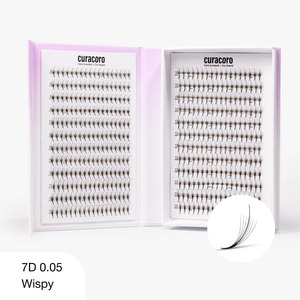 Pestañas postizas LashFolio Narrow Wispy Spike 7D 0,05