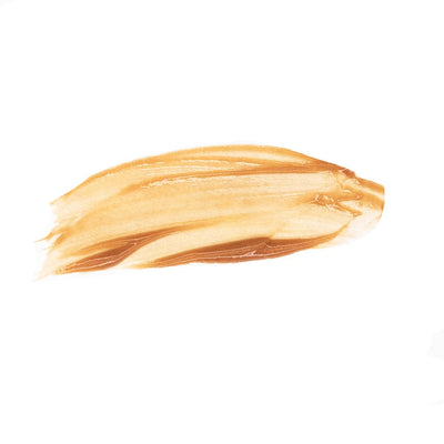 Swatch of Thuya Light Brown Eyebrow & Eyelashes Dye, showcasing its warm, natural brown tone on a white background.