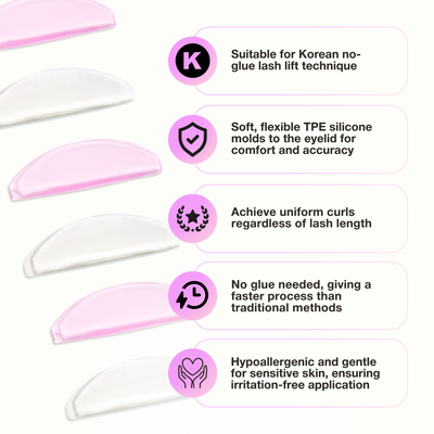 Lash Lift Shields - K-Glow Flat Lift (For Korean Lash lift technique)