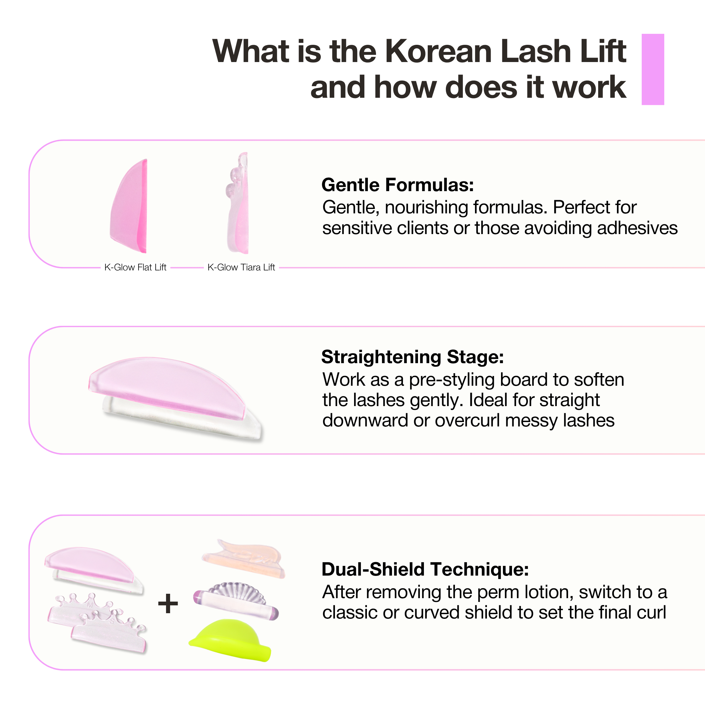 Lash Lift Shields - K-Glow Tiara Lift