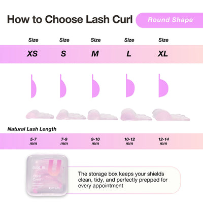 Lash Lift Shields - Coral Crest