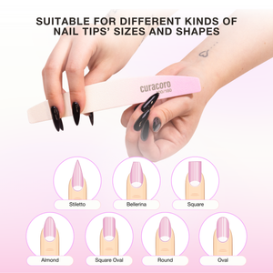 Limas de uñas de doble cara - Calidad profesional | Paquete de 10