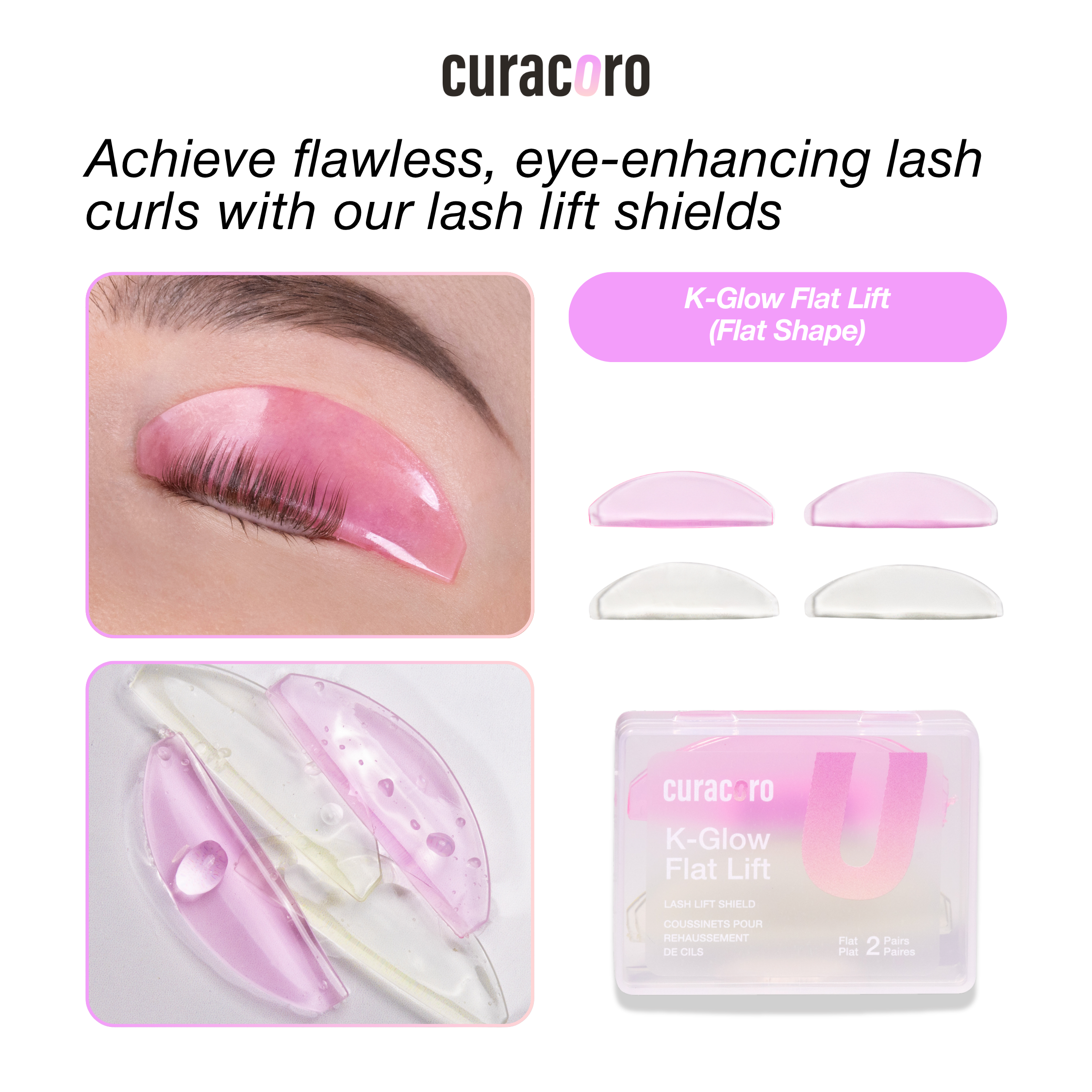 Lash Lift Shields - K-Glow Flat Lift (For Korean Lash lift technique)
