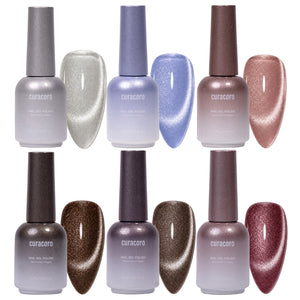 Celestial Night - Cat Eye Color Gel Nail Collection (6 Shades / 15ml Each)