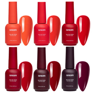 Scarlet Lady Collection - Solid Gel Nail Collection (6 Shades / 15ml Each)