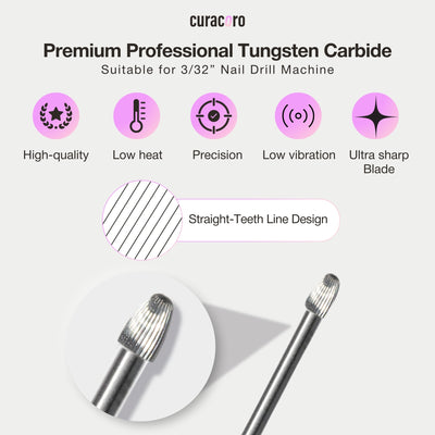 Cuticle Nail Drill Bit - Cuticle Clean Bits (Fine)