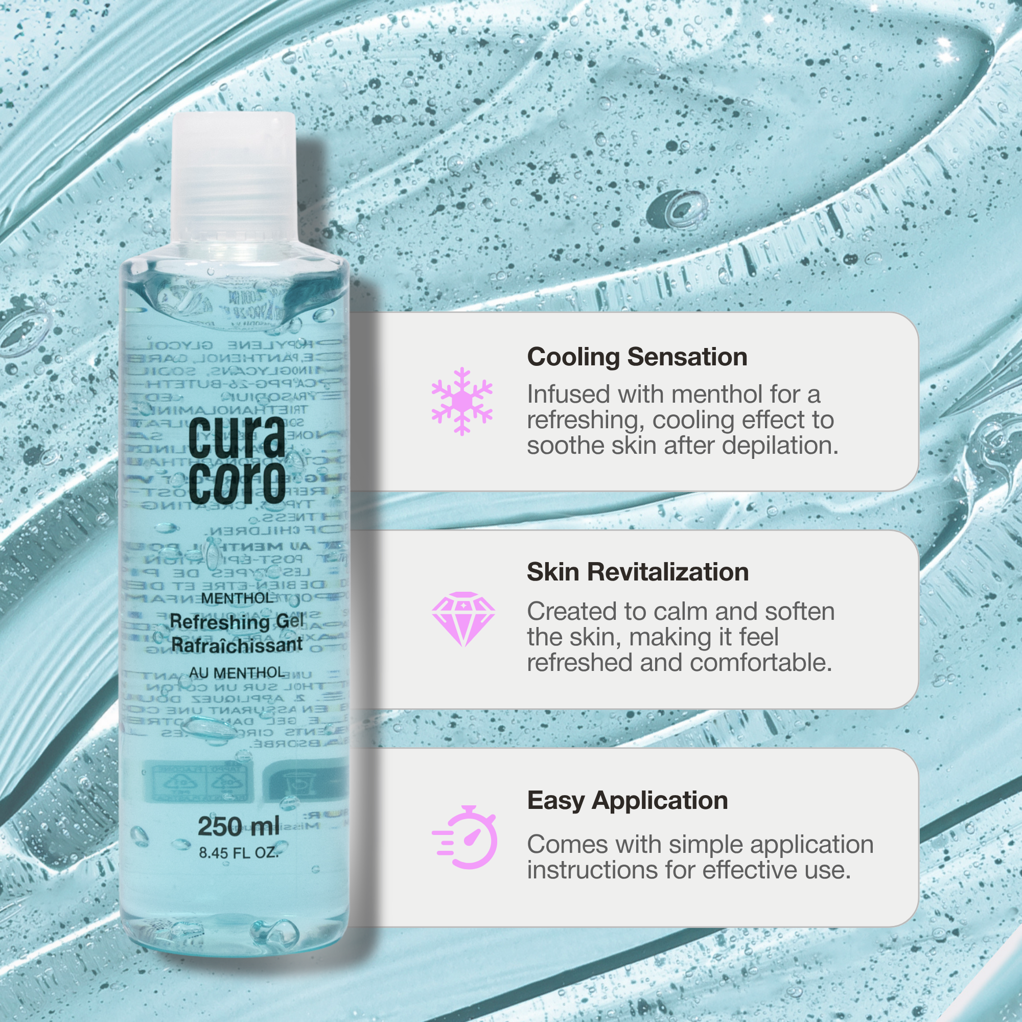 Post Wax Gel Menthol 250 mL