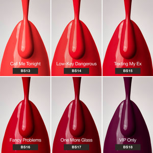 Scarlet Lady Collection - Solid Gel Nail Collection (6 Shades / 15ml Each)