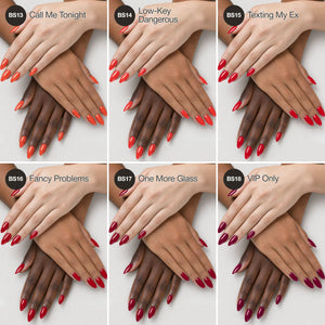 Scarlet Lady Collection - Solid Gel Nail Collection (6 Shades / 15ml Each)
