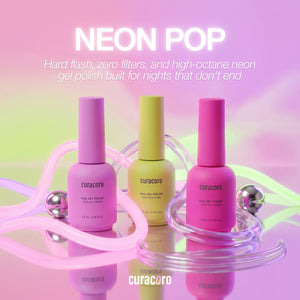 Neon Pop - Solid Gel Nail Collection (6 Shades / 15ml Each)