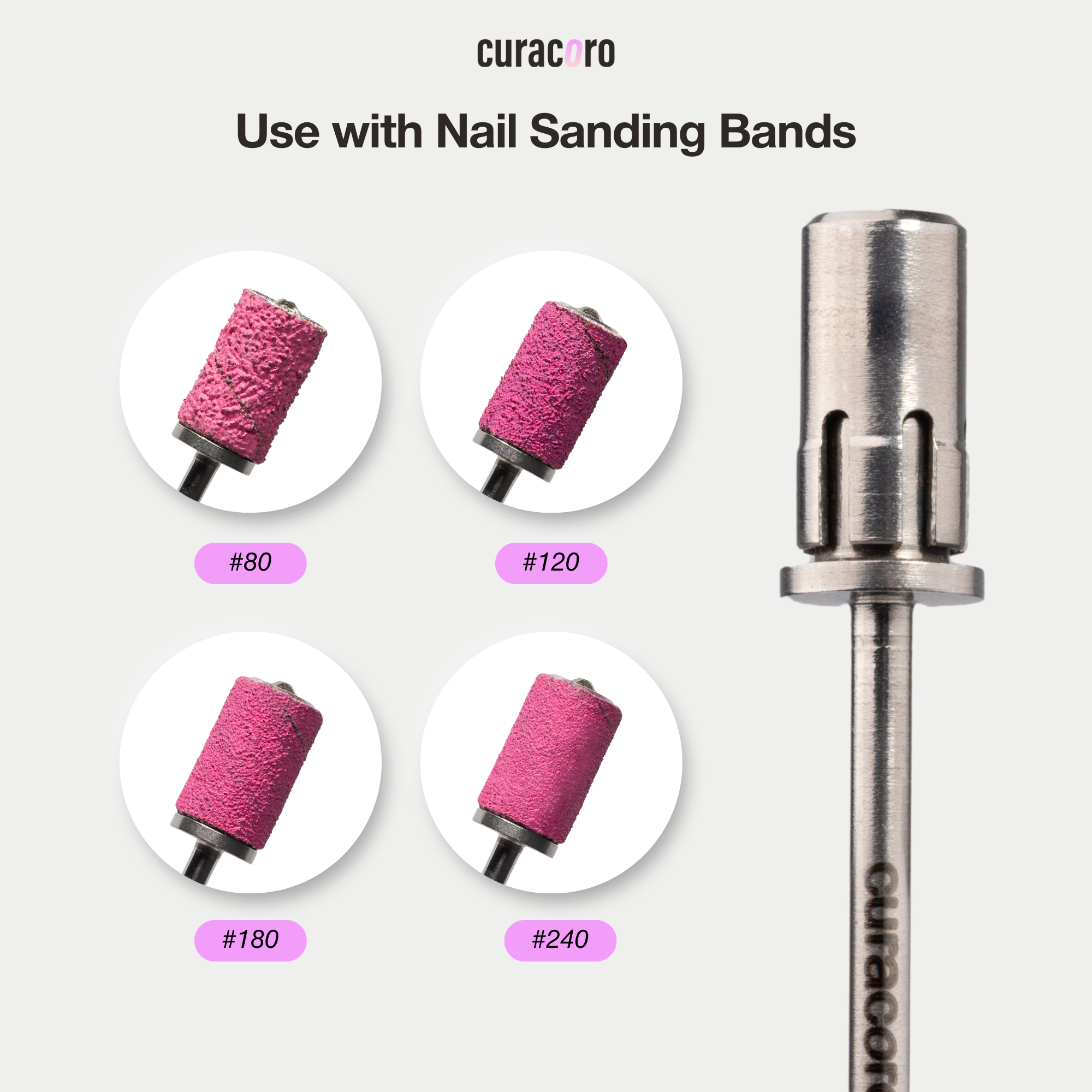 Nail Drill Bit - Big Mandrel