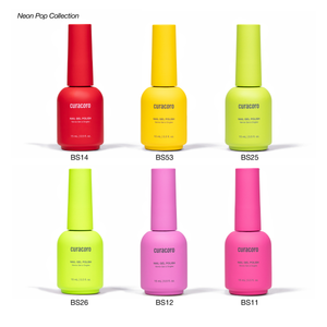 Neon Pop - Solid Gel Nail Collection (6 Shades / 15ml Each)