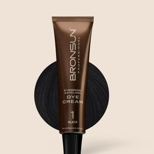 Bronsun Brow and Lash Cream Dye - Black 
