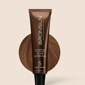 Bronsun Brow and Lash Cream Dye - Light Brown 