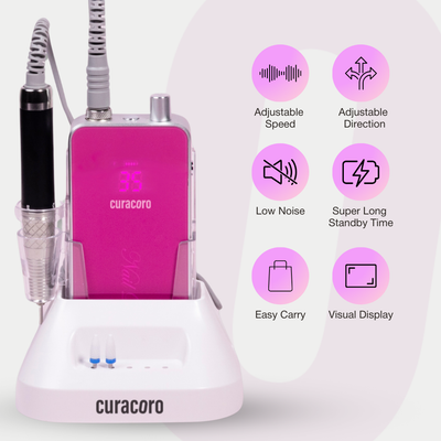 Professional 35K Brushless Nail Drill Inforgraphic