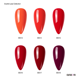 Scarlet Lady Collection - Solid Gel Nail Collection (6 Shades / 15ml Each)