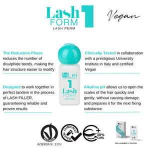 InLei® Form 1 Sachets | 9 Piece | Lash Filler Treatment