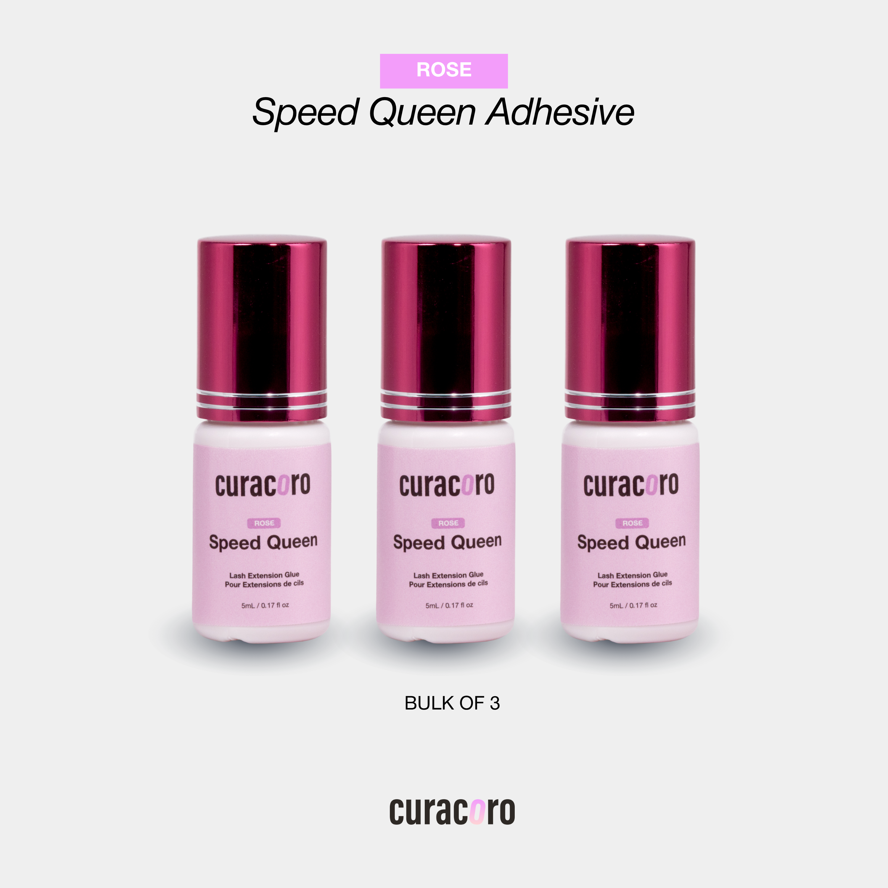 Speed Queen Adhesive 5ml Rose & Black