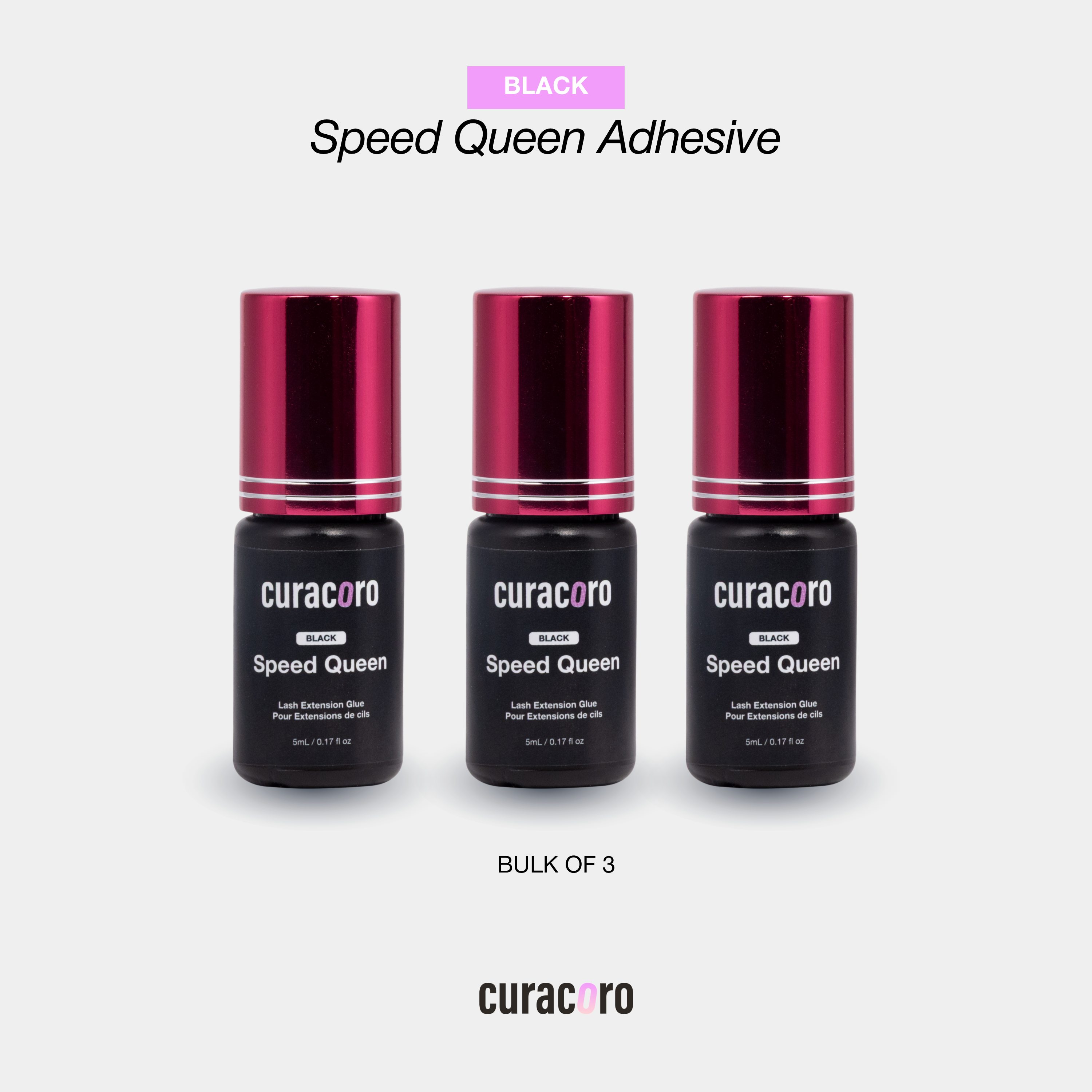 Speed Queen Adhesive 5ml Rose & Black