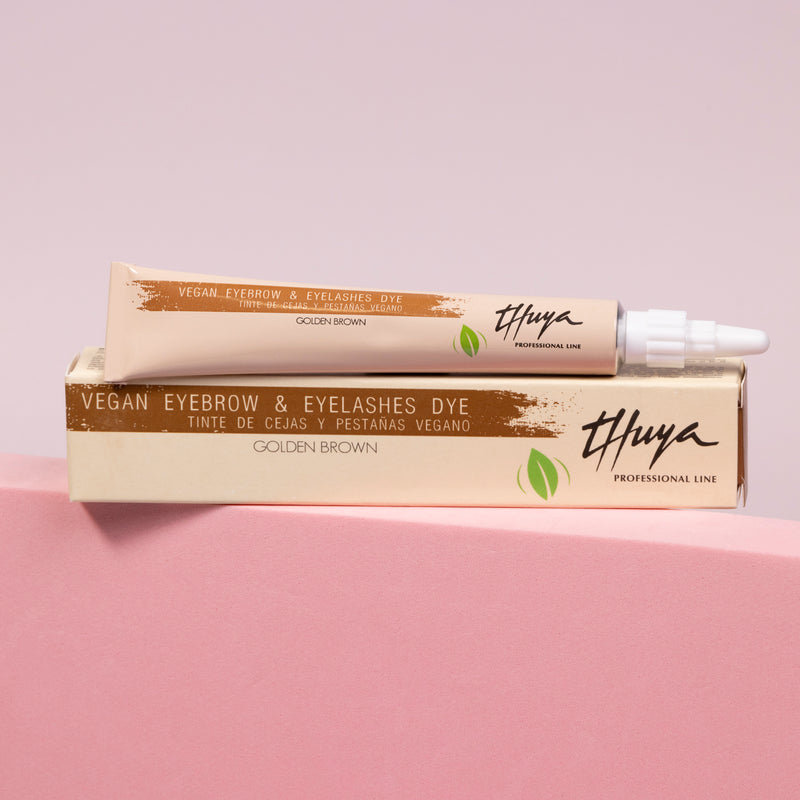 Thuya Vegan Eyebrow & Eyelash Dye - Golden Brown