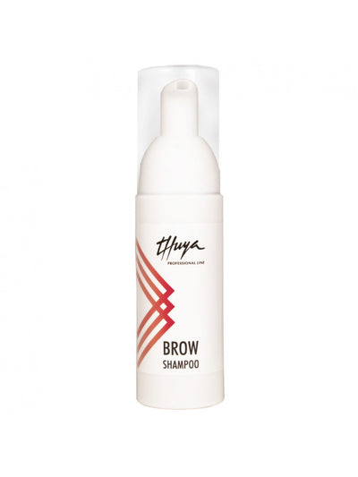 Thuya Brow Shampoo gently cleanses brows, preparing them for treatments like tinting or lamination.