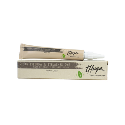 Thuya Vegan Eyebrow & Eyelashes Dye in Warm Gray on a white background 