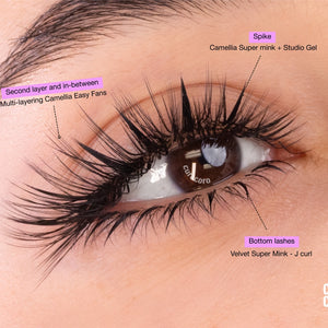 Multi-layering Easy Fan Lashes (Textured and Medusa Style)