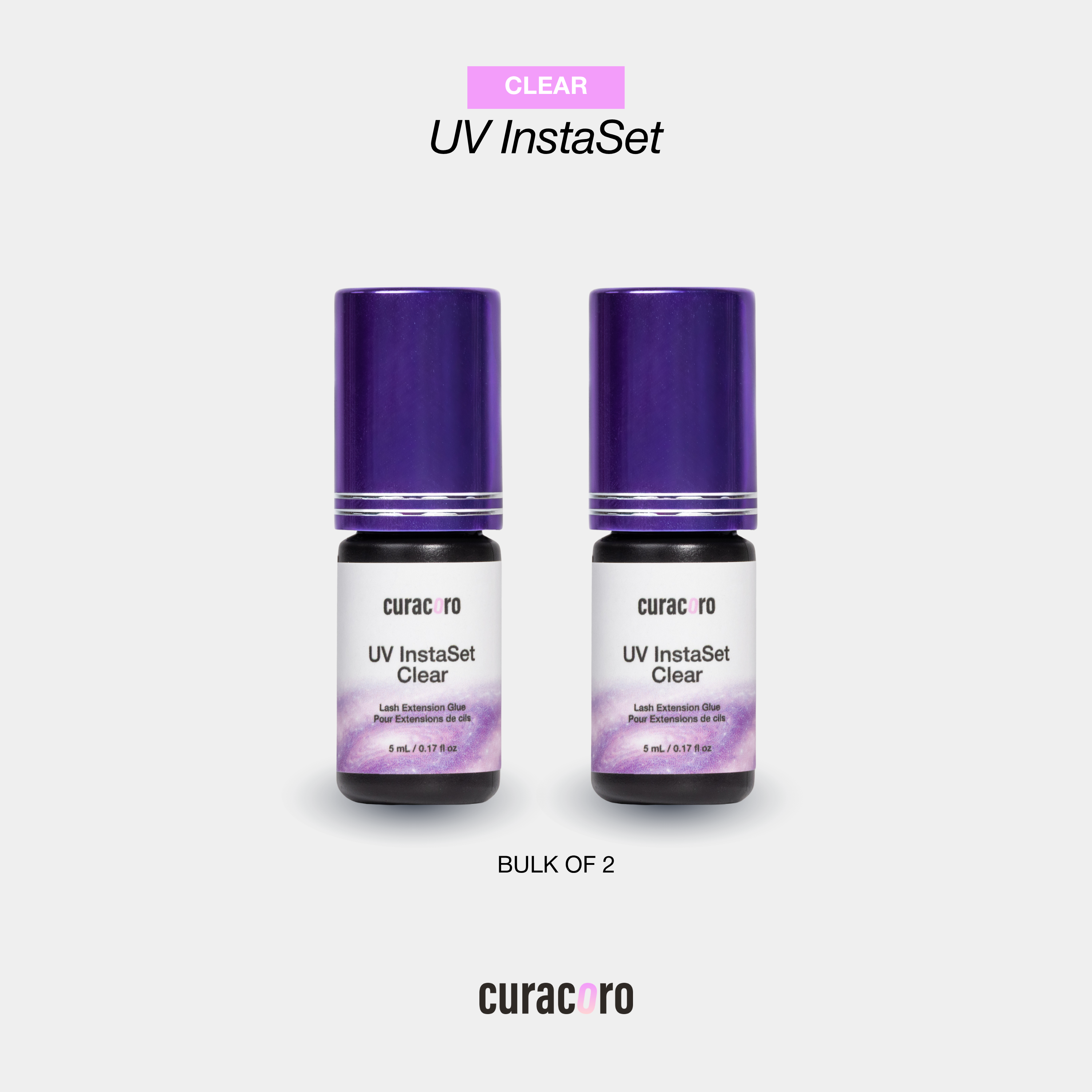 UV Instaset Clear - Glue for Eyelash Extensions 5ml