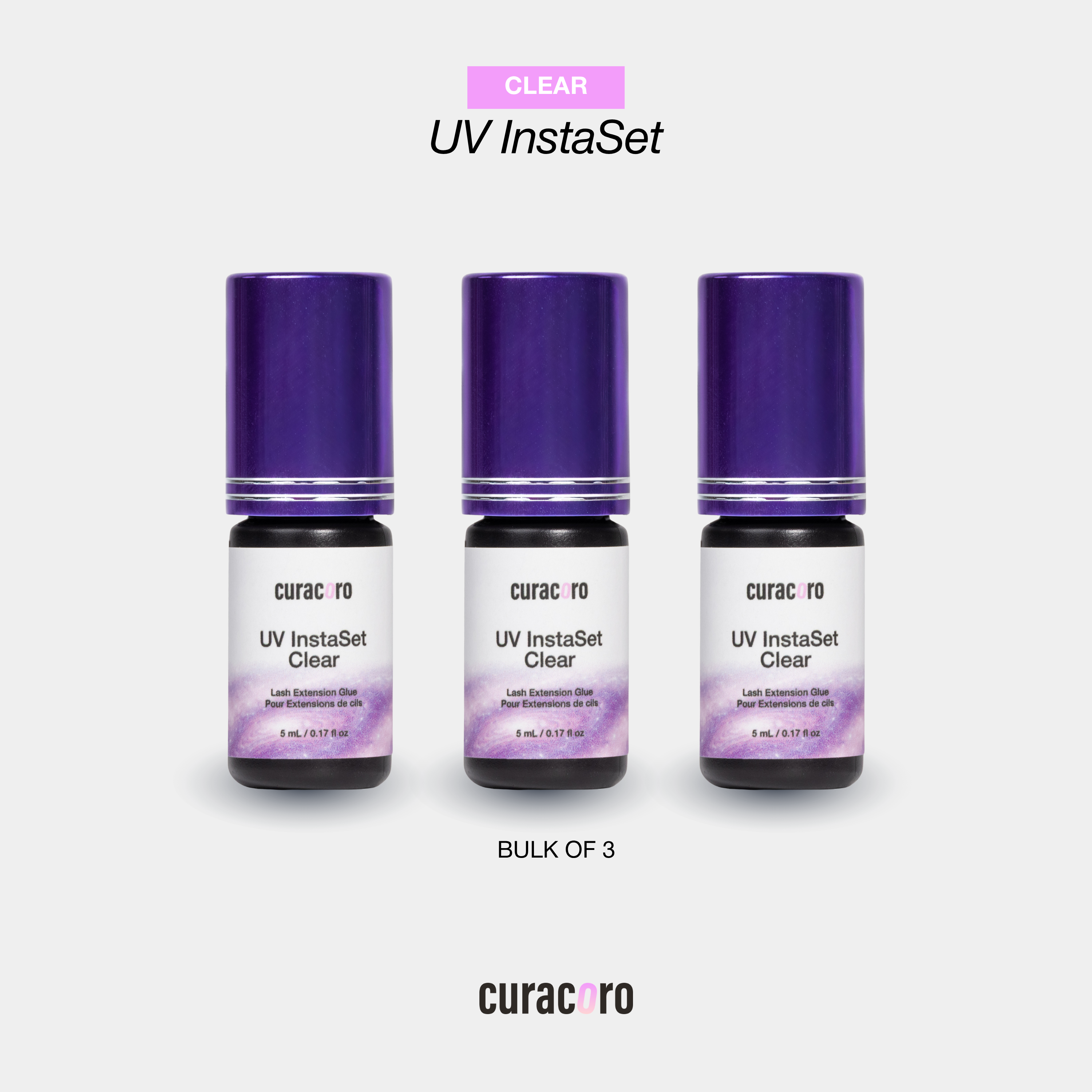 UV Instaset Clear - Glue for Eyelash Extensions 5ml