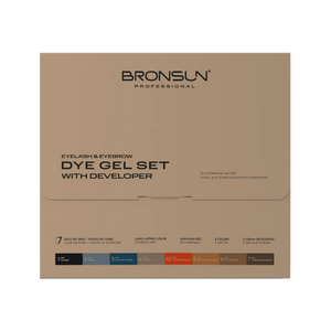 Bronsun Gel Dye Set with Developer (8 Dye Colours and 2 Developers) - New Packaging