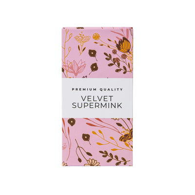 Veludo Super Mink 0,07mm - Ombre Rosa e Branco