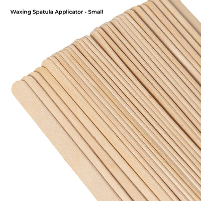 Waxing Spatula Applicator Small in front of white background.