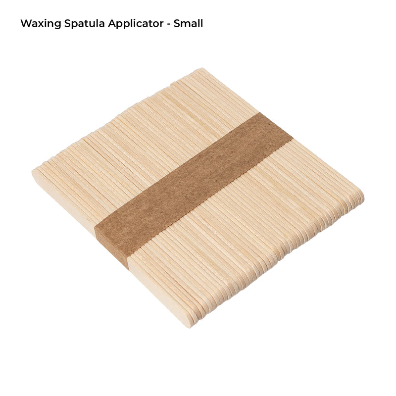 Waxing Spatula Applicator Small in front of white background.