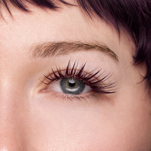 Haute Textured Cashmere Camellia Lashes 0.07 - Wine Berry Brown (Cashmere material)