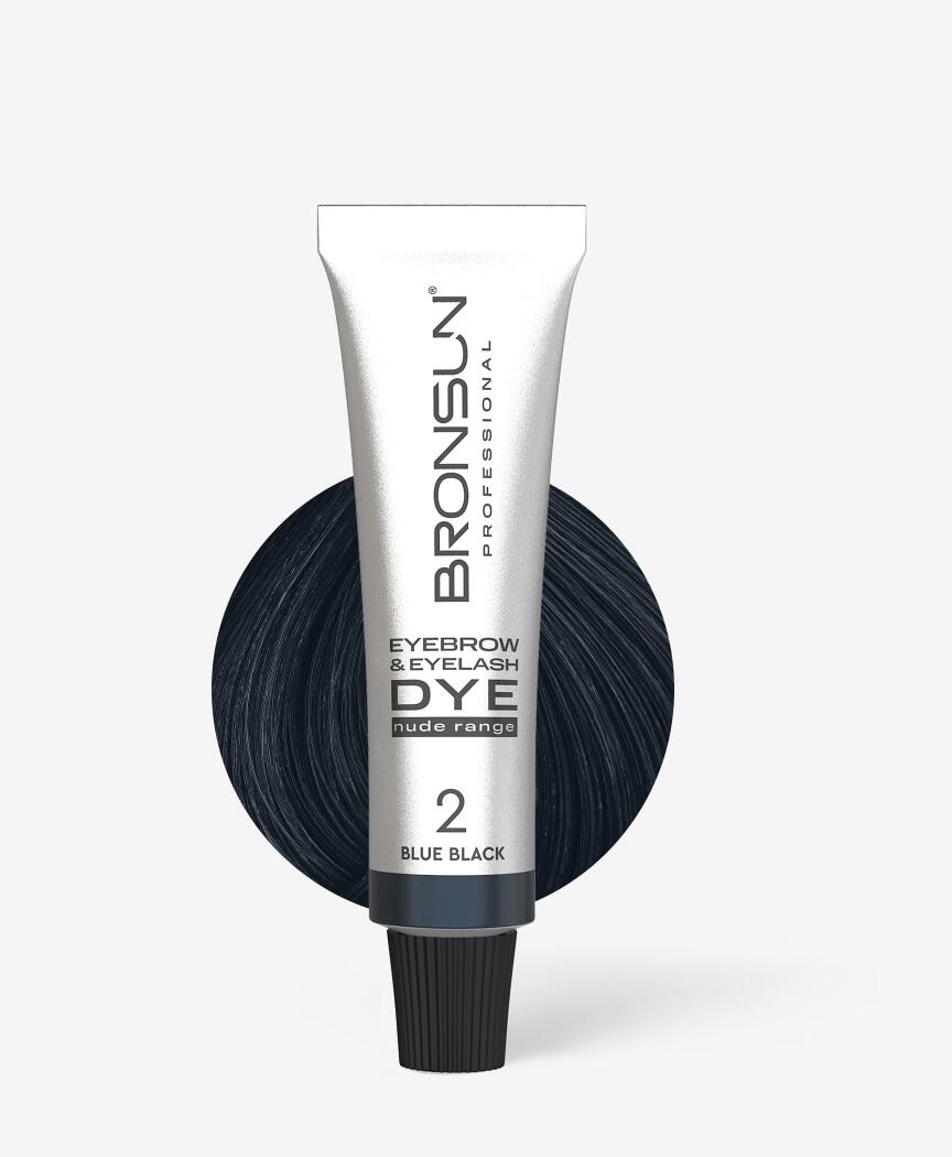 Bronsun Nude Range Eyebrow and Eyelash Cream Dye - Blue Black 