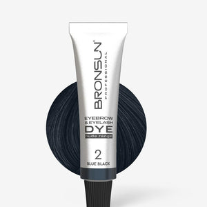 Bronsun Nude Range Eyebrow and Eyelash Cream Dye - Blue Black 