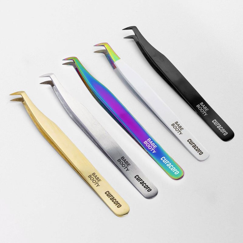 Babe Booty Tweezer Gold, Silver, Galaxy, Daisy White, Onyx