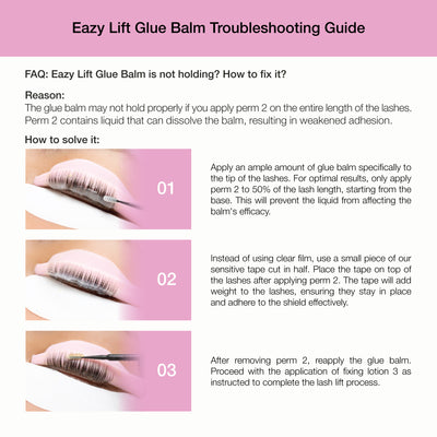 Curacoro Eazy Lift Glue Balm Troubleshooting Guide