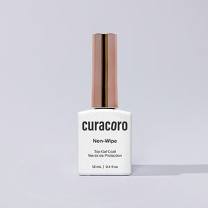 Curacoro Non-Wipe Top Gel Coat in front of a white background.