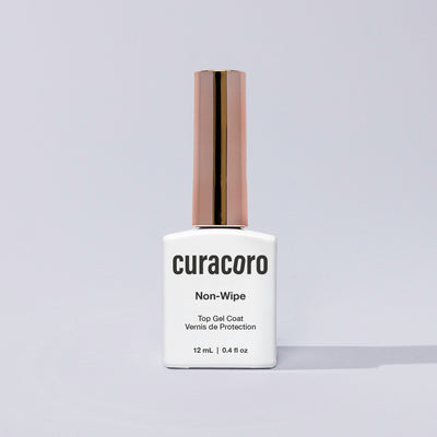 Curacoro Non-Wipe Top Gel Coat in front of a white background.