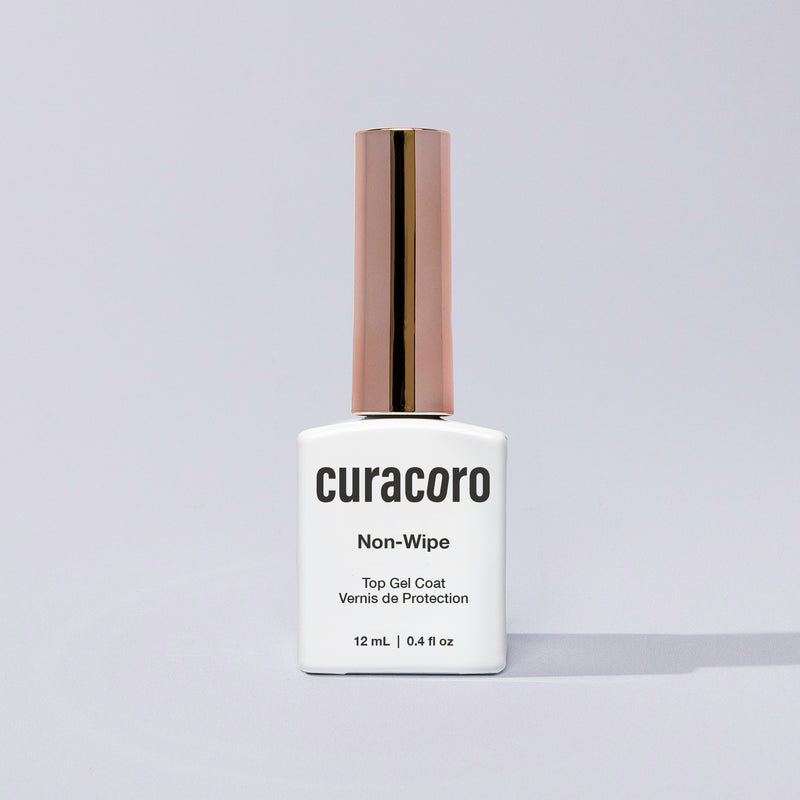 Curacoro Non-Wipe Top Gel Coat in front of a white background.