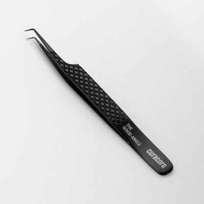 Curacoro Lash Extension Tweezer Onyx style.