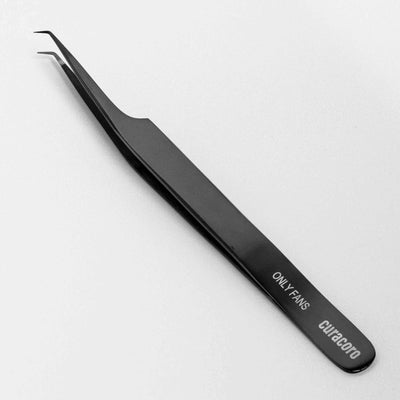 Curacoro Lash Extension Tweezer Onyx style.