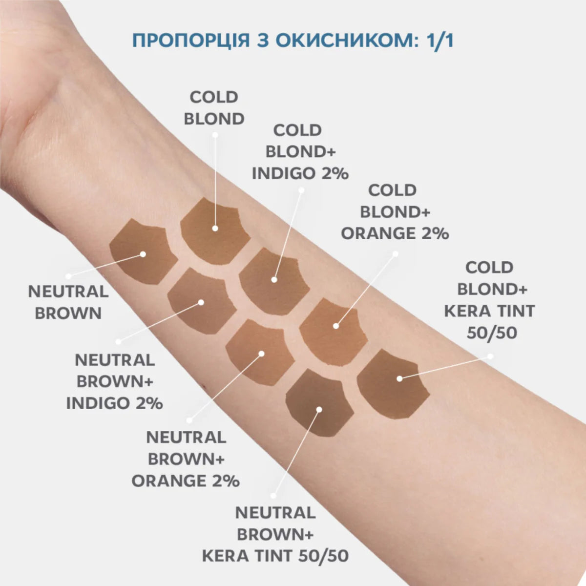 ÉLAN Brow Gel Tint Cold Blond